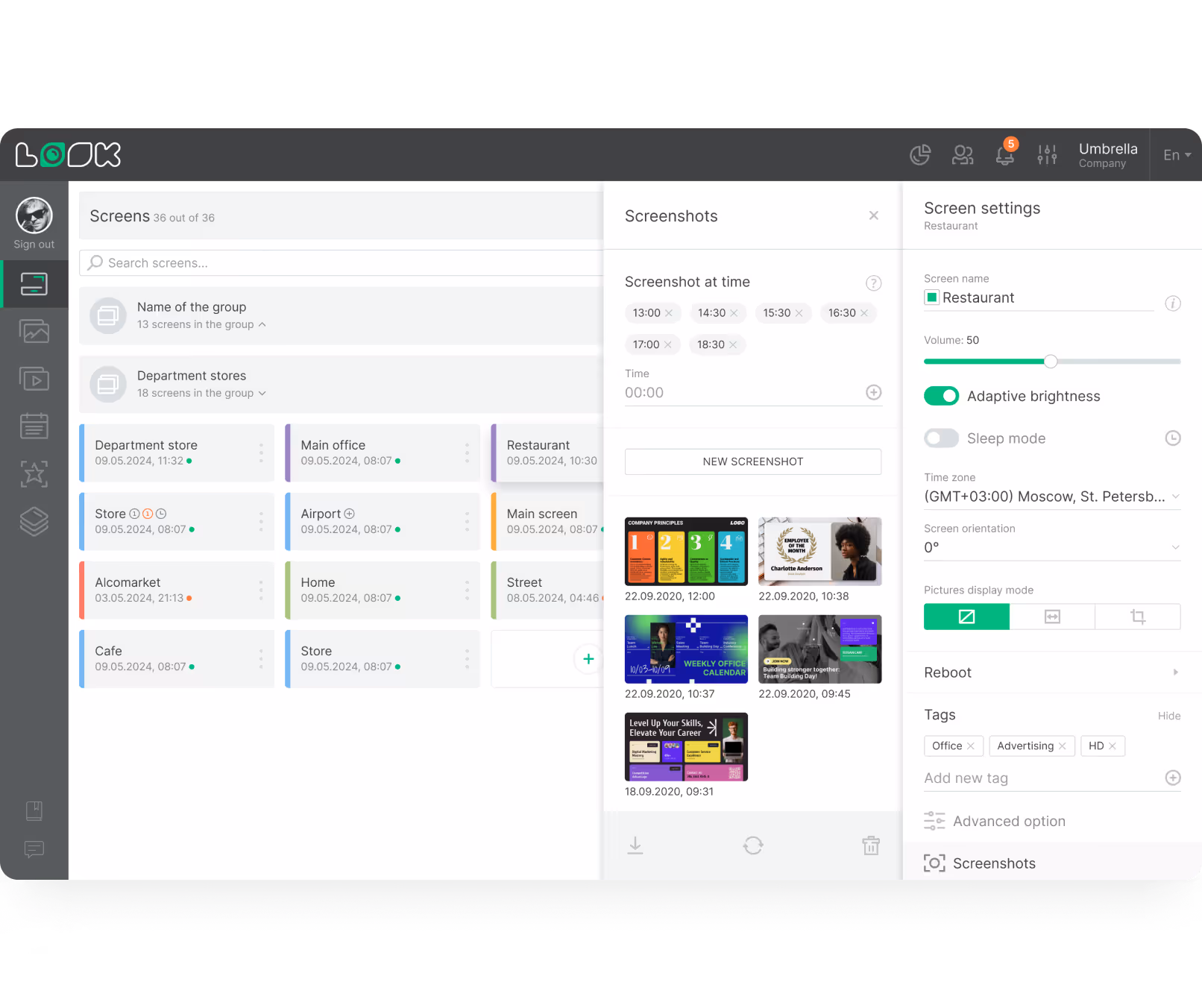 Proof-of-play Dashboard Templates